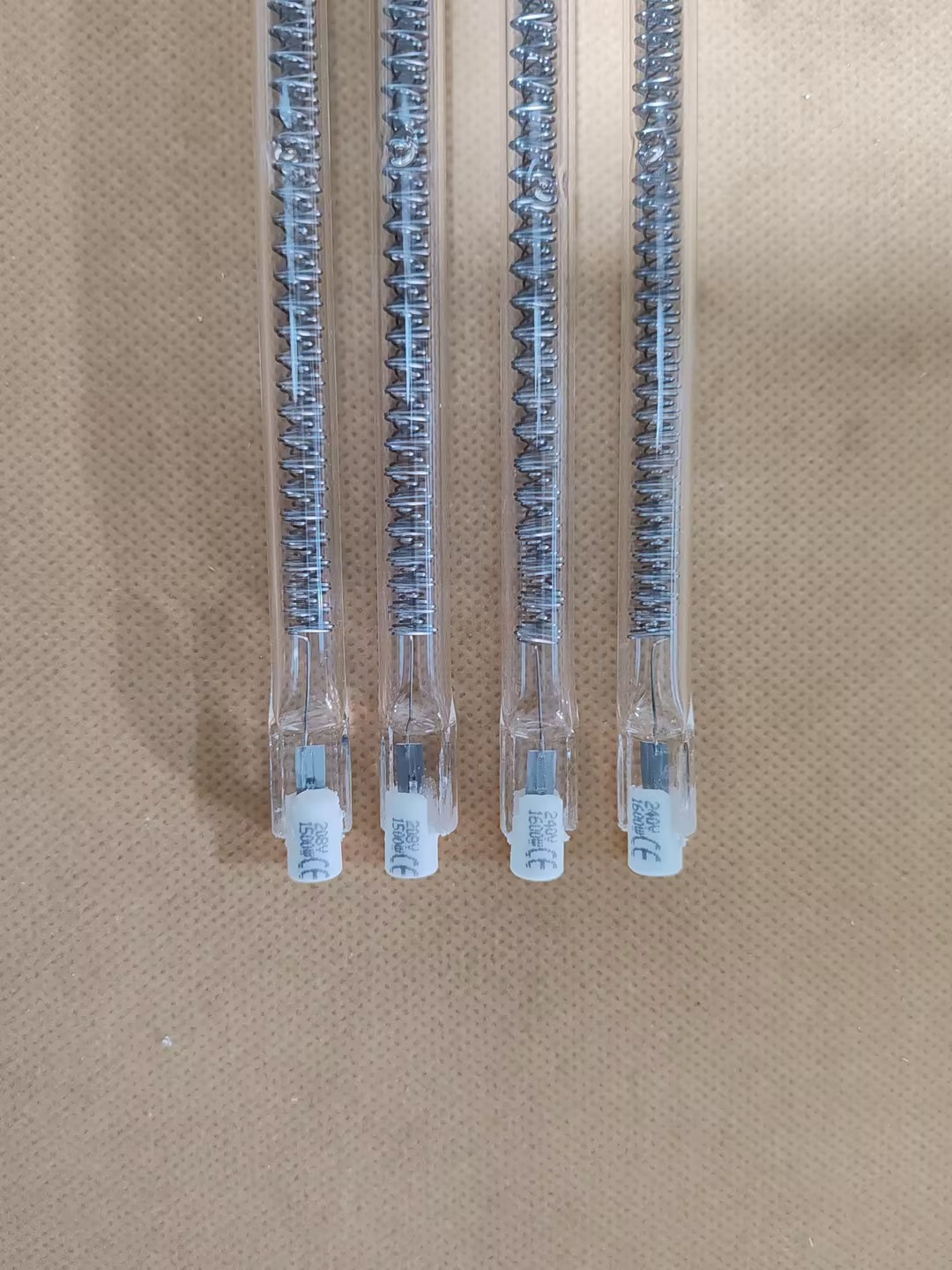 1500瓦石英卤素红外线加热灯用于丝网印刷