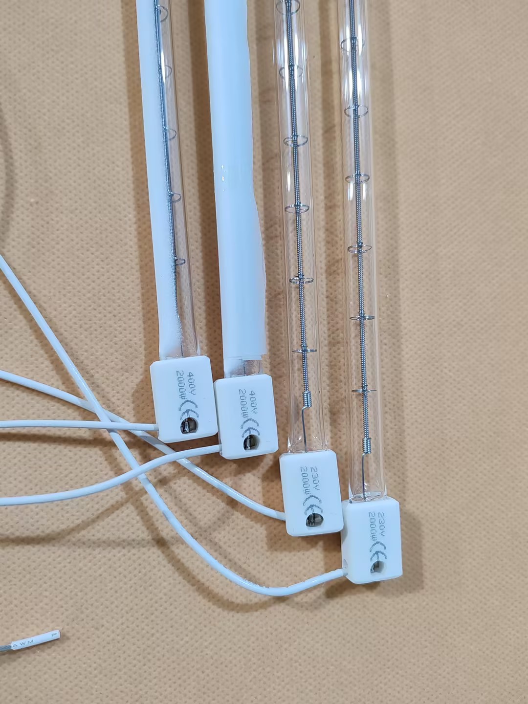 infrared quartz lamps 650mm 220v 1000w halogen heat lamps